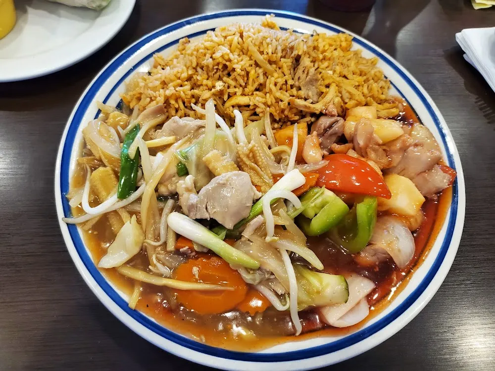 Fried Rice Chicken Chop